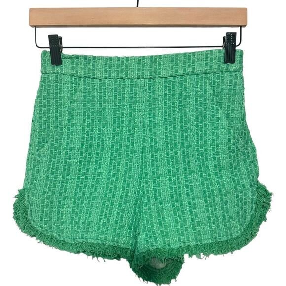 Maje Livete Fringe Trim Tweed Top (1) & Ivete Frayed Hem Shorts (34) - Picture 5 of 16